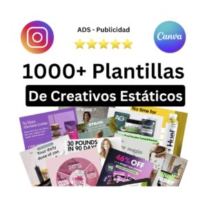 1000+ Plantillas Ganadoras de Canva para Meta Ads